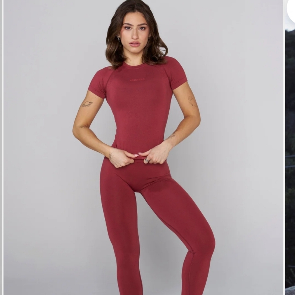 Youngla Curve Seamless Leggings -Cider - image 6